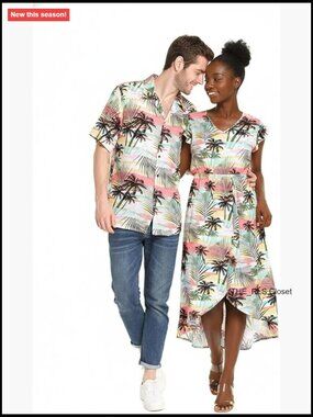 Rayon Wrap Ruffle Dress with High-Low Hemline for Tropical Occasions